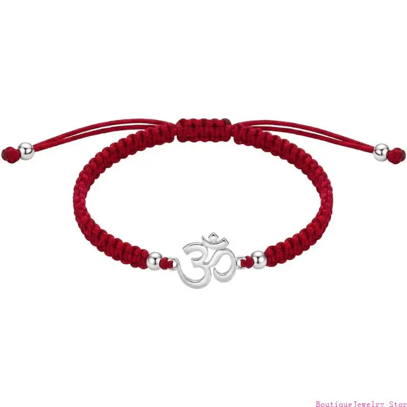 E1PE Lightweight Braided Symbol Bracelet with Adjustable Fit for Daily Styling