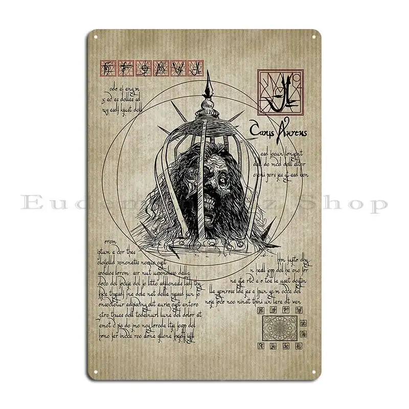 The Jackal 13 Ghosts Metal Sign Wall Cave Personalized Design Designing Classic Tin Sign Poster