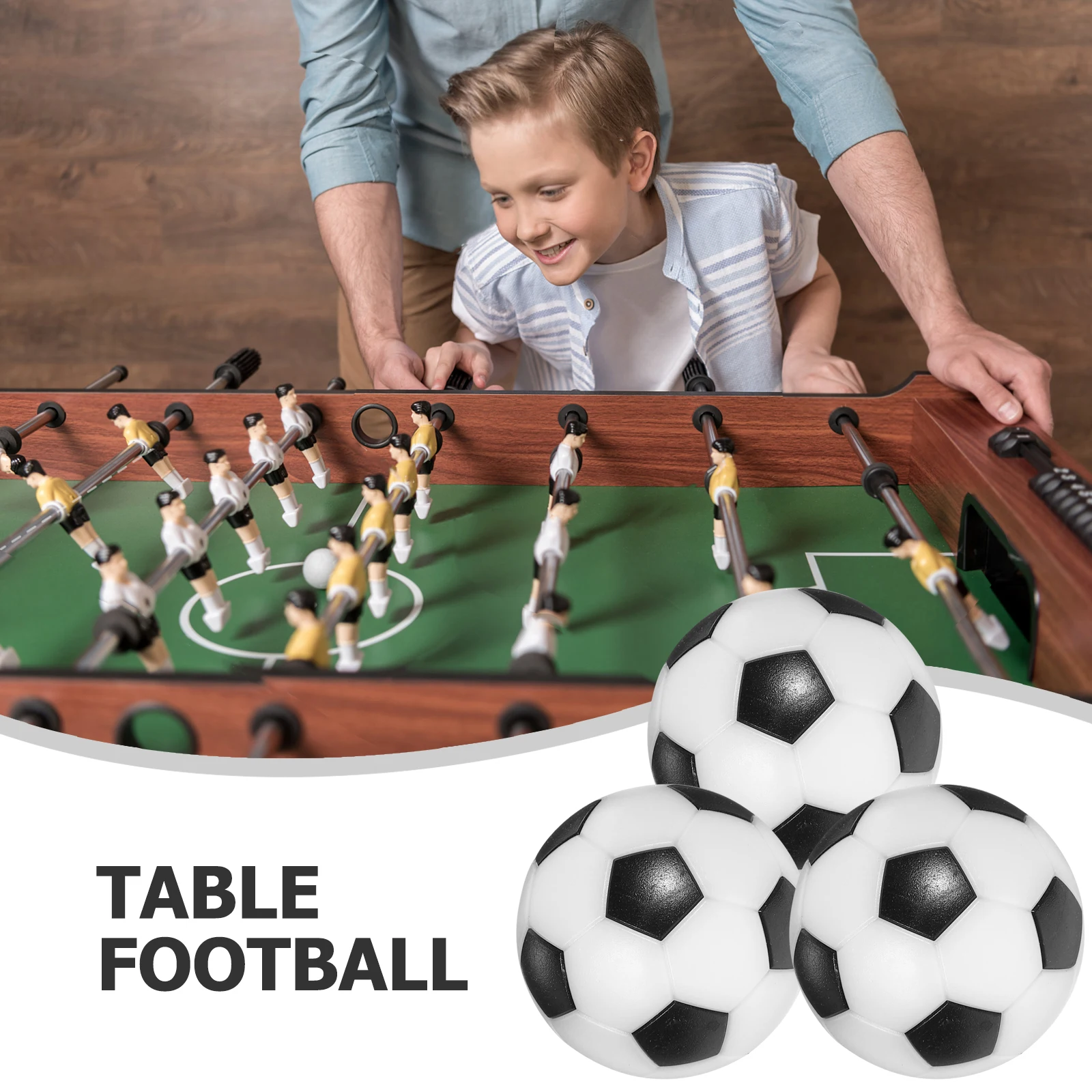 

12 Pcs Small Table Soccer Football Mini Foosball Balls Replacement Miniature Footballs
