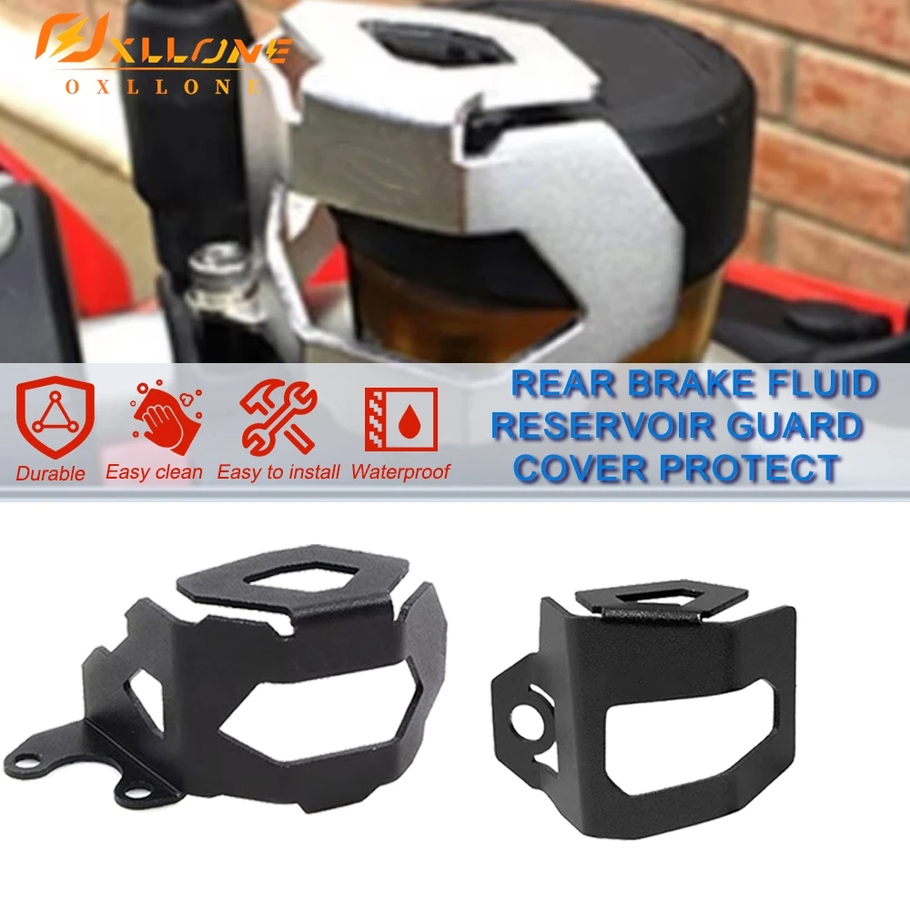 

For BMW F800GS F700GS 2013-2018 2017 2016 2015 2014 Motorcycle Front Rear Brake Pump Fluid Tank Reservoir Guard Protector Cover