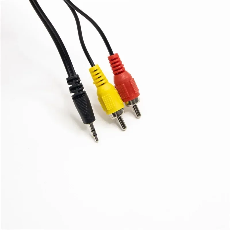 10PCS 1.2m Y Splitter Cable 3.5mm 2 In 1 Male To 2 RCA Male AUX Audio Cable MP3 Stereo Plug Adapter Jack for Headset Headphone