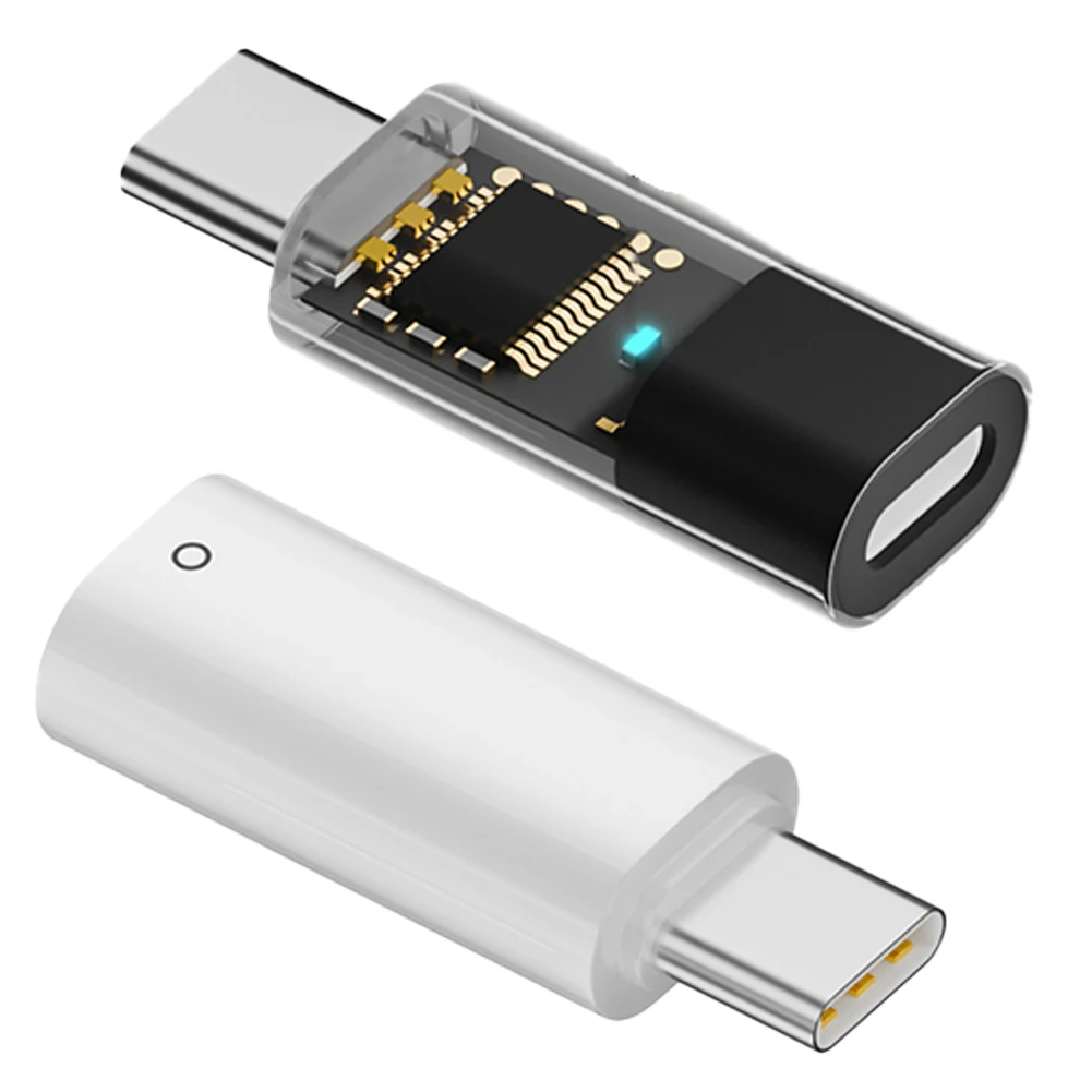 Ligting Female To Type C Male Adapter for Pencil 1st Generation Bluetooth-Compatible Stylus Pen Charge Adapter for IPad10