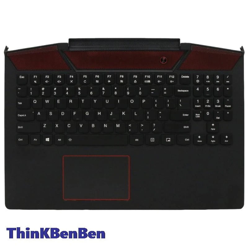

Американский английский черный верхний чехол для клавиатуры, упор для рук, чехол для Lenovo Legion Y720 15 15IKB 5CB0N67272