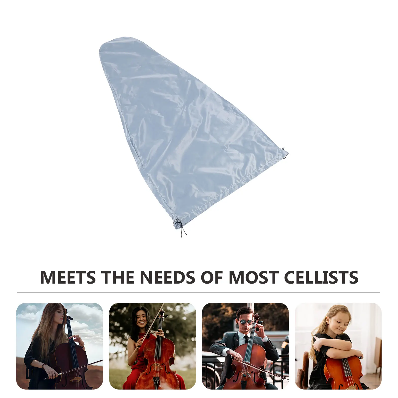 

Cello Cover Accessory Creative Musical Instrument Cloth for Durable Travel