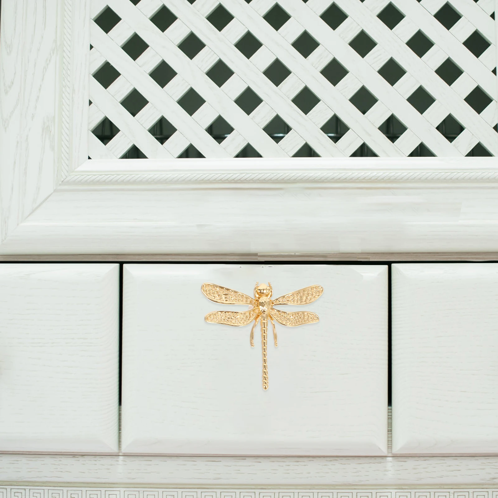 

Brass Dragonfly Cabinet Pulls Sturdy Furniture Handles for Drawers Wardrobes Storage Shoe Cabinets Decorative Hardware Modern