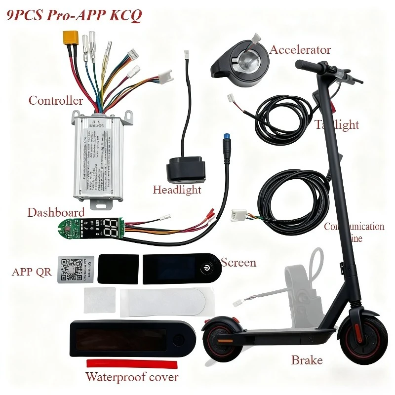 

8.5 Inch Electric Scooter Controller 350W 36V 15A for X-Play FOSTON DIGMA, Supports Brake & Display Max Speed 25km/h Motherboard