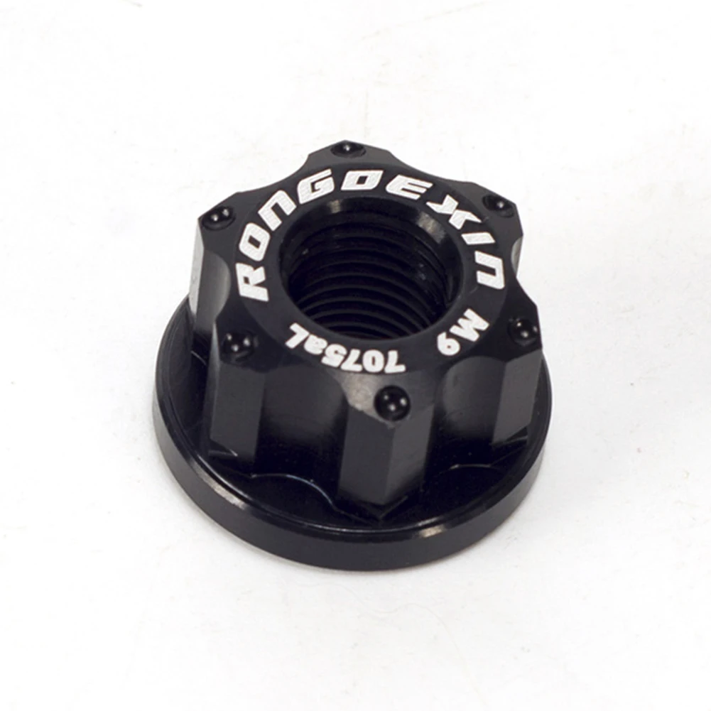 M9 Bike Bicycles Track Wheel Nuts Wheels Hub Axle Integrated Washer For Dead-flying Front/rear Hubs Cycling Accessories Parts