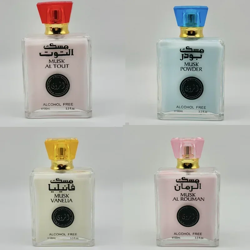 Parfum Arab asli 100ml kualitas tinggi bebas alkohol wangi tahan lama segar susu buah untuk pria dan wanita Dubai