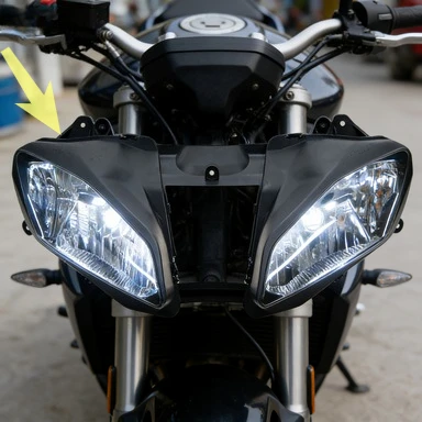 

Front Headlight Upper Fairing Bracket For Yamaha YZF-R6 YZF R6 2008 2009 2010 2011 2012 2013 2014 2015 2016