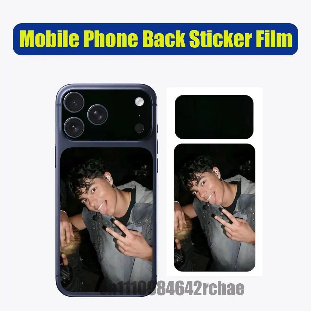 For iPhone 17 Pro Max Phone Back Sticker Film Decal Skin Wrap DIY Custom Actor M-Malachi B-Barton Stickers Full Cover
