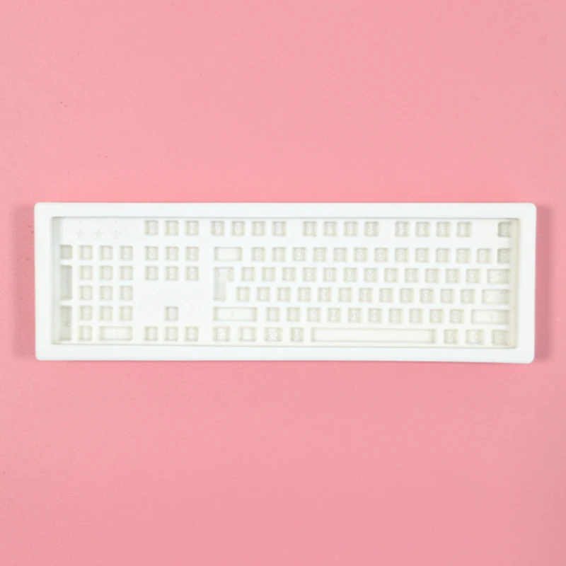 Game Controller and Mini Keyboard Silicone Fondant Mold for Cake Candy Chocolate Decorating Cupcake Topper Polymer Clay Epoxy Re