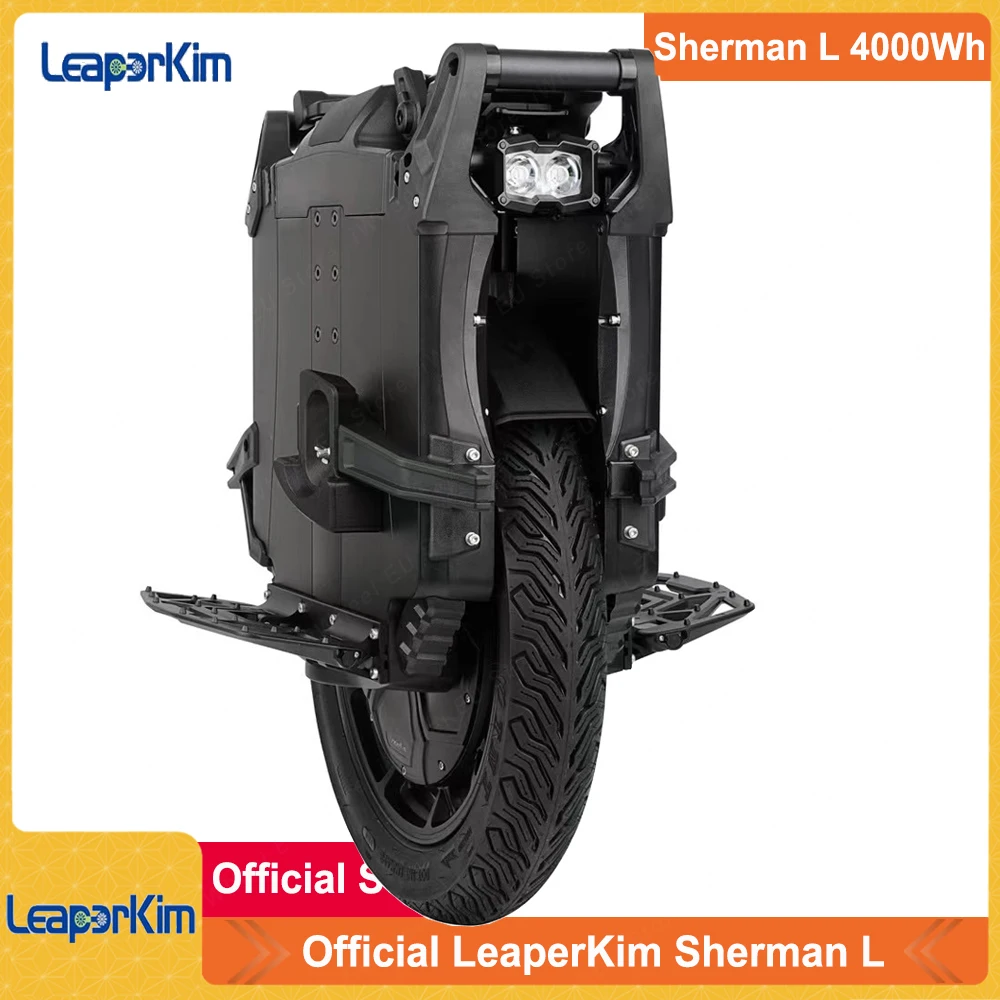 EU Stock Pre-sale Official LeaperKim Sherman L 151.2V 4000Wh 50S Battery 3200W Motor 20inch Newest Sherman L Electric Unicycle