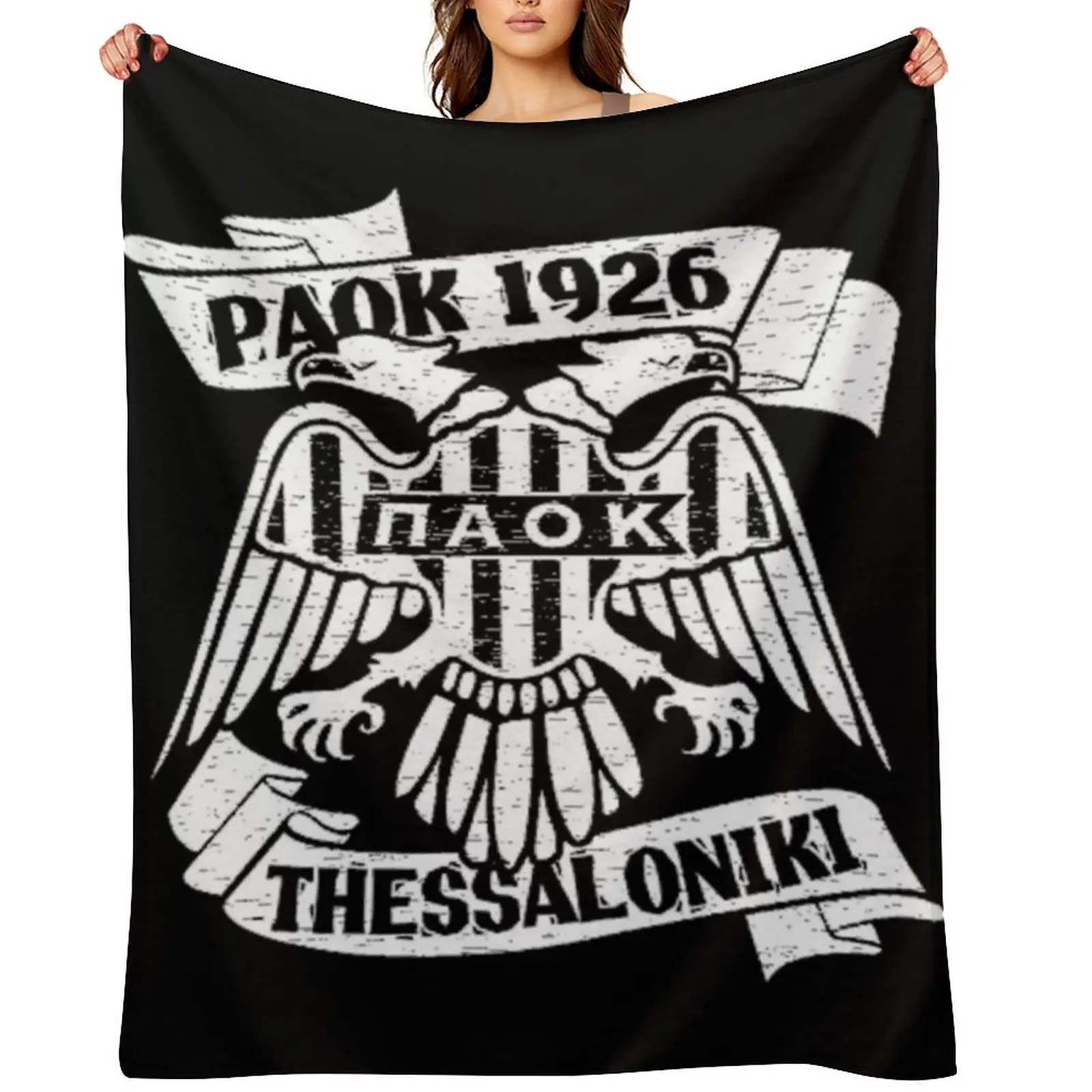 

Mono P.A.O.K. Throw Blanket Flannels Decorative Sofa Decorative Sofas cosplay anime Blankets