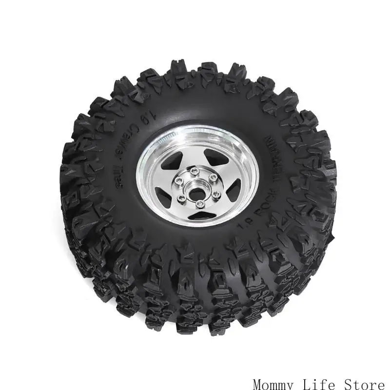 

Set of 4 Remote Control Wheel Tires for Crawlers Car Model Rubber Wheel Tires for Remote Control Accessories
