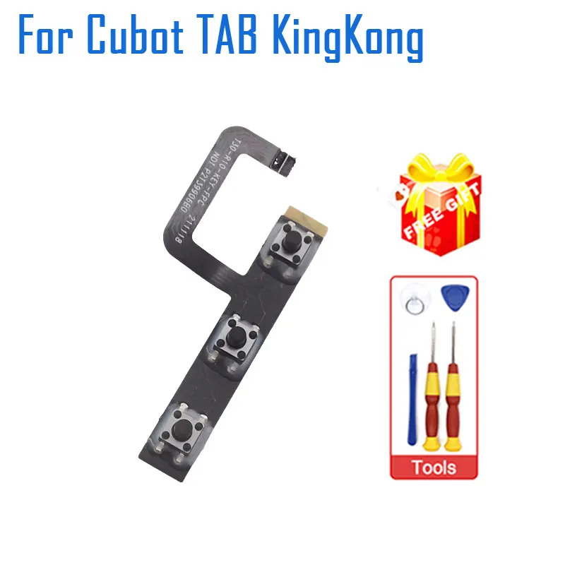 

New Original Cubot TAB KingKong Power on/Off+Volume FPC Key Up/Down Button Flex Cable FPC For Cubot TAB KINGKONG Tablet