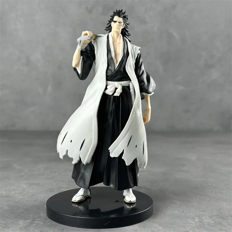 Anime Bleach Figure Zaraki Kenpachi Action Figurine Garage Kit Pvc Model Toys Desktop Ornament Dolls Kids Gift