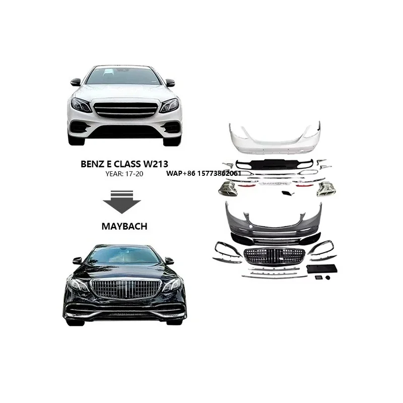 

Conversion GLE63 Coupe Bumpers Bodykit for C-Class 2015-2019 Bolt-On Retrofit/Upgrade