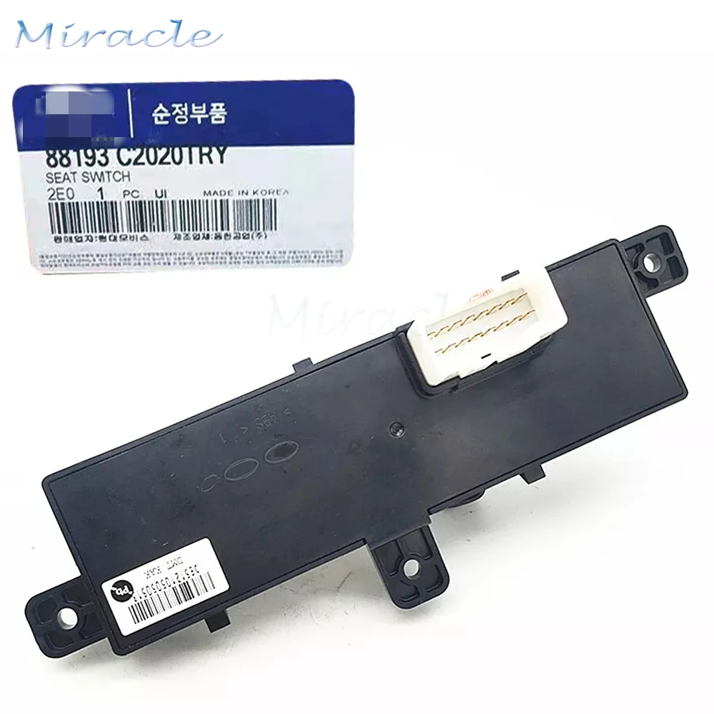 

New Front Seat Left Driver Side Power Seat Switch For Hyunda-i Tucson Sonata 2015-20 OEM 88051C2020TRY 88193-C2020