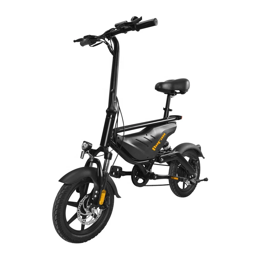 New Light Cheap Electric Dirt Mountain Bike Adult Aluminum Alloy 14 Inch Fat Tire Electric Folding Bike