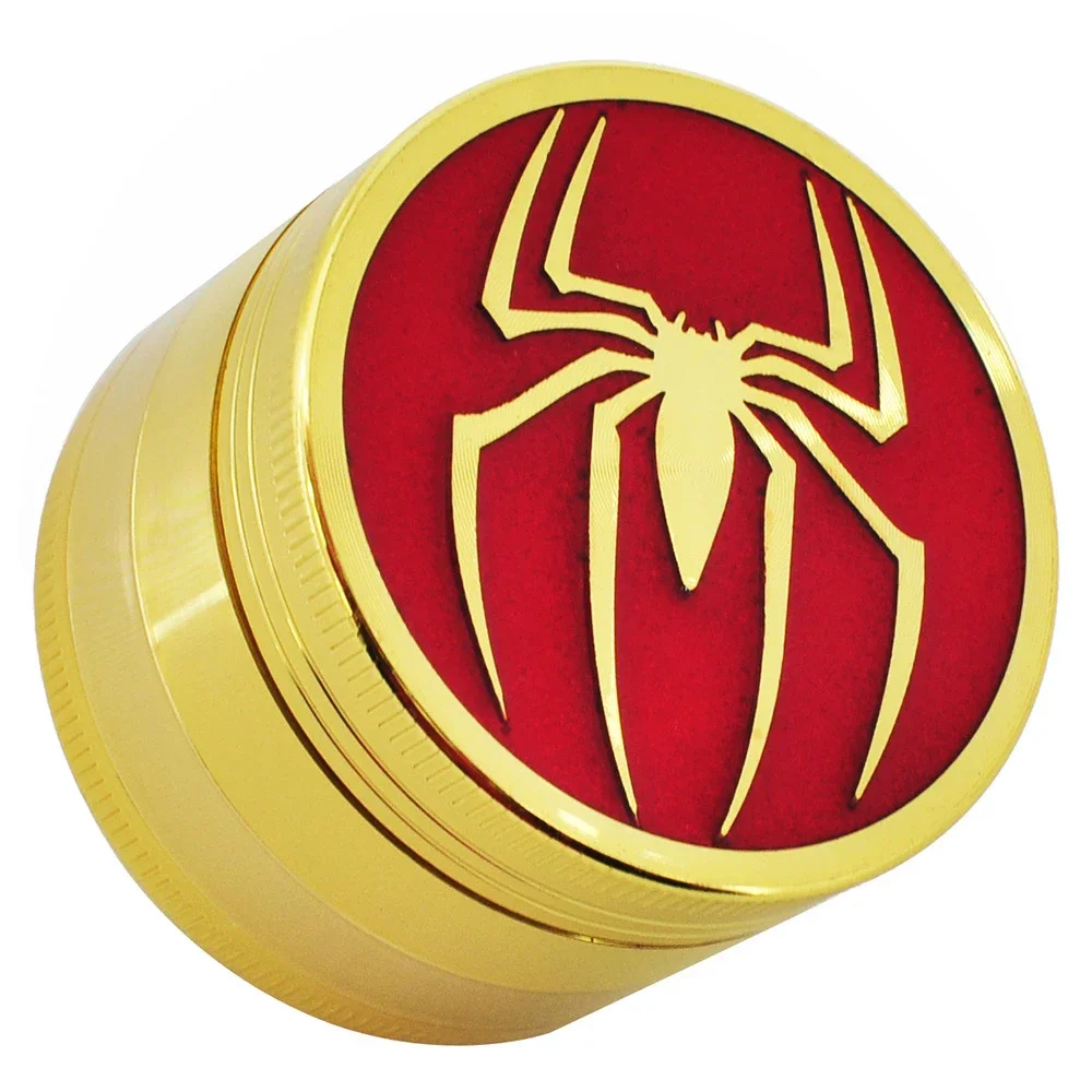 Hand Manual Spider Style Grinder 3Layer 4 Layer 52mm Spice Metal Grinder Kitchen Gift Herb Curhser view 3