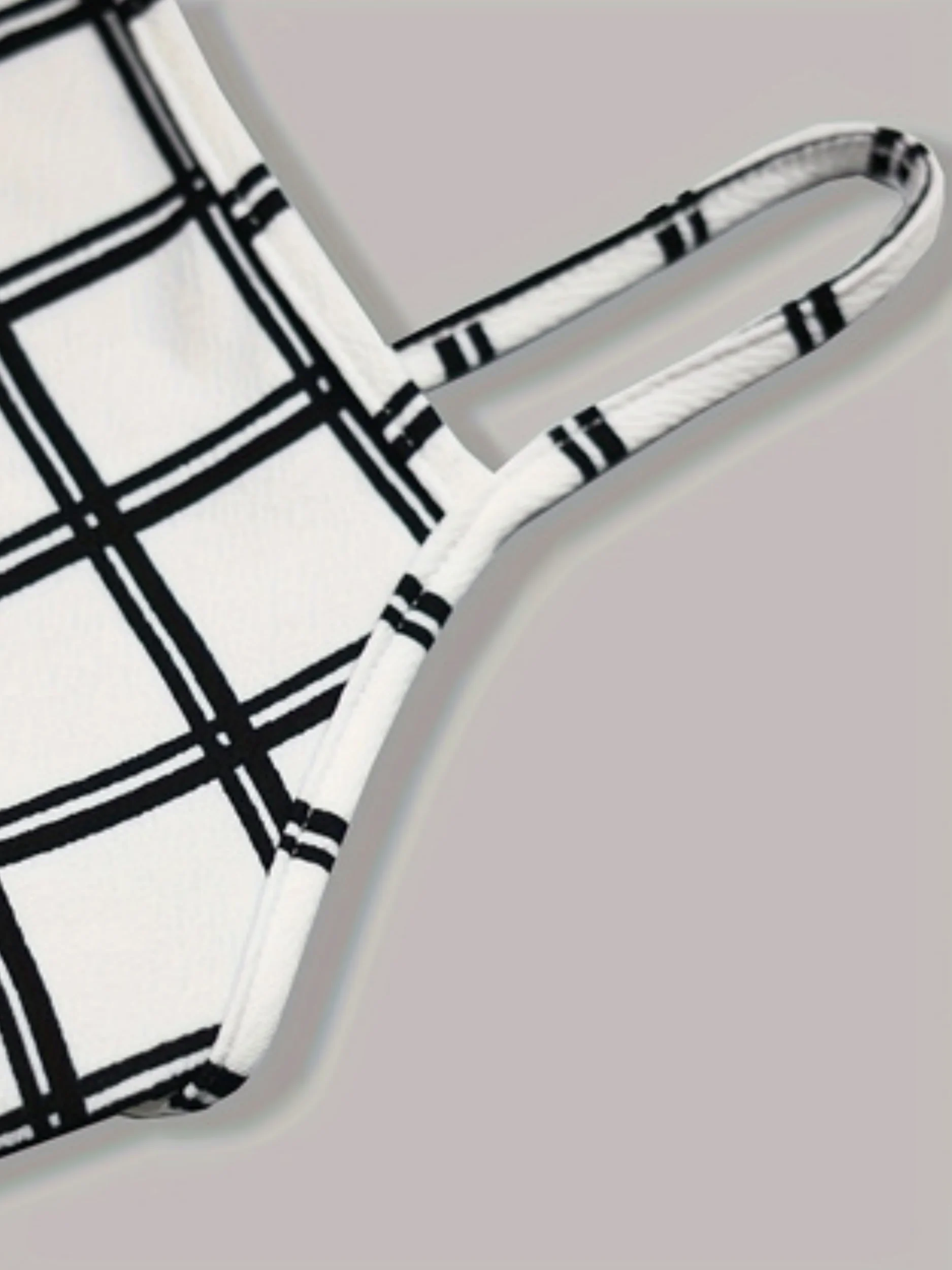 Fashion women's checked dress set of two pieces