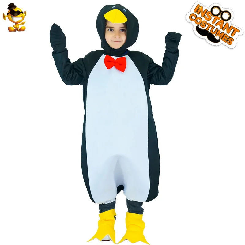 مجموعة أزياء البطريق للأطفال، زي تنكري للهالوين، زي أداء لمرحلة لعب الأدوار