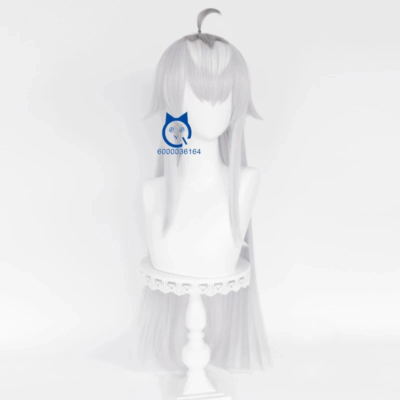 

w;2,c\4.g;Uma Musume Pretty Derby Anime Oguri Cap Hot Sale Cosplay 90cm Long Sliver Wig with Ears Tail for Halloween P6,b'8\j'7/
