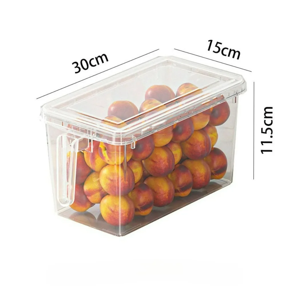 1PCS Refrigerator Storage Box, Food Grade Fresh-Keeping Box, Kitchen Vegetable Dumpling Organizer, Special Freezer Storage Box