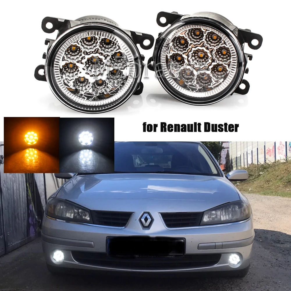 ערפל אורות LED עבור רנו הדאסטר Sandero מגאן 2 מגאן 3 Koleos Fluence L30 Kangoo תאליה לוגן קליאו IV ערפל מנורות פנסים