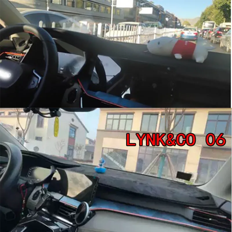 

For 2020-2023 LYNK&CO 06 EM-P Accessories Dashboard Cover Instrument Panel Dash Mat Dashmat Protective Pad