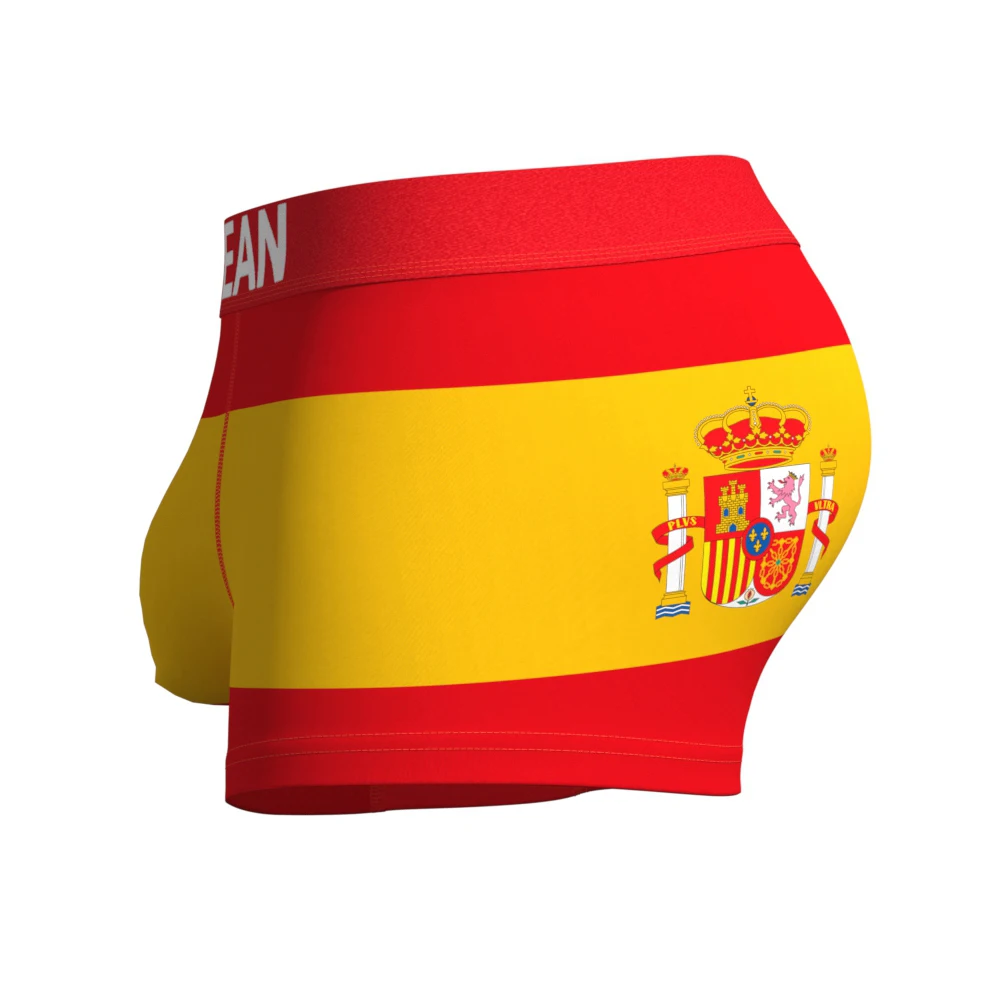 SEOBEAN Men's Low Waist Underwear Quick Drying Theme Youth Sexy Briefs Four Corners Design Comfortable Innerwear view 3