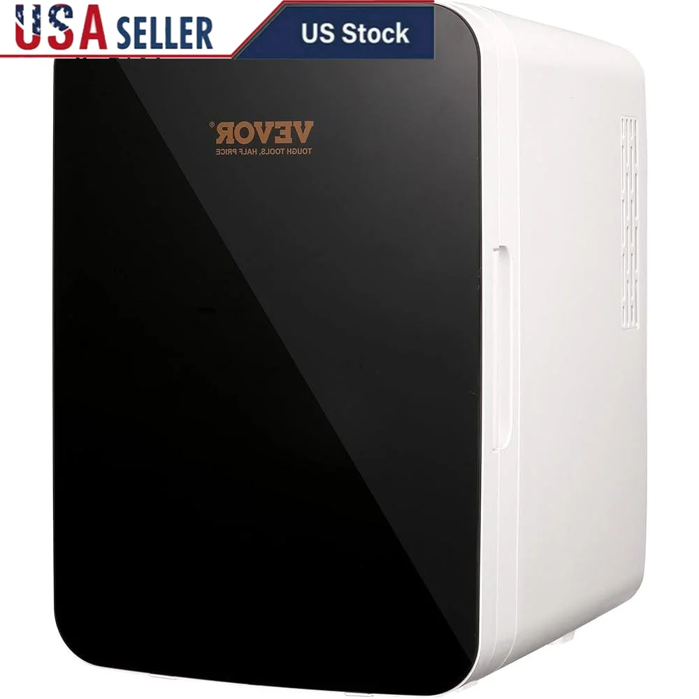 

Portable Mini Fridge 10L 12 Can Cooling Warming Compact Fridge Quiet Operation Small Beverage Cooler Skincare Food Milk