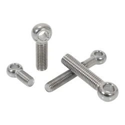 1-5Pcs M5 M6 M8 Ring Link Bolt Fisheye Eye Slip Hole Screw Live Bolt Fisheye With Hole 304 Stainless Steel