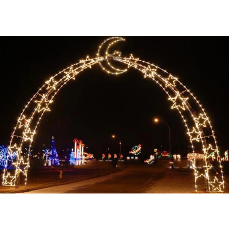 Christmas led holiday arched lights IP44  street motif light for outdoor decoration