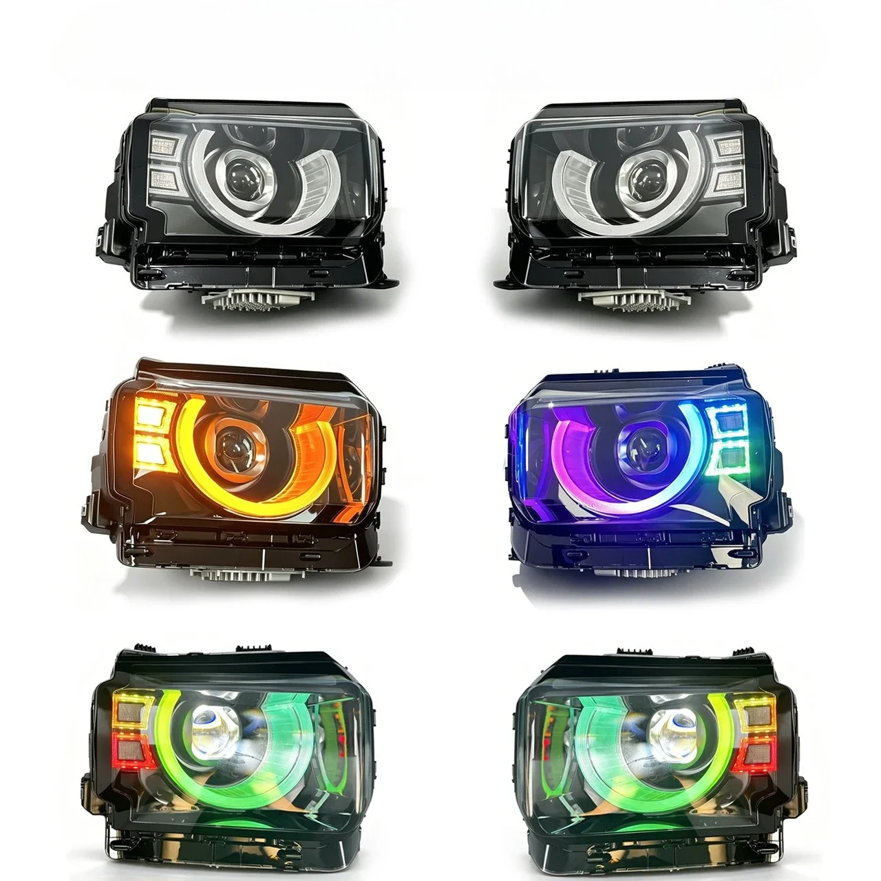 Led RGB Headlight Assembly Dymanic Daytime Running Light Flowing Turn Signal High Low Beam For Jetour Traveller T2 2023-2025