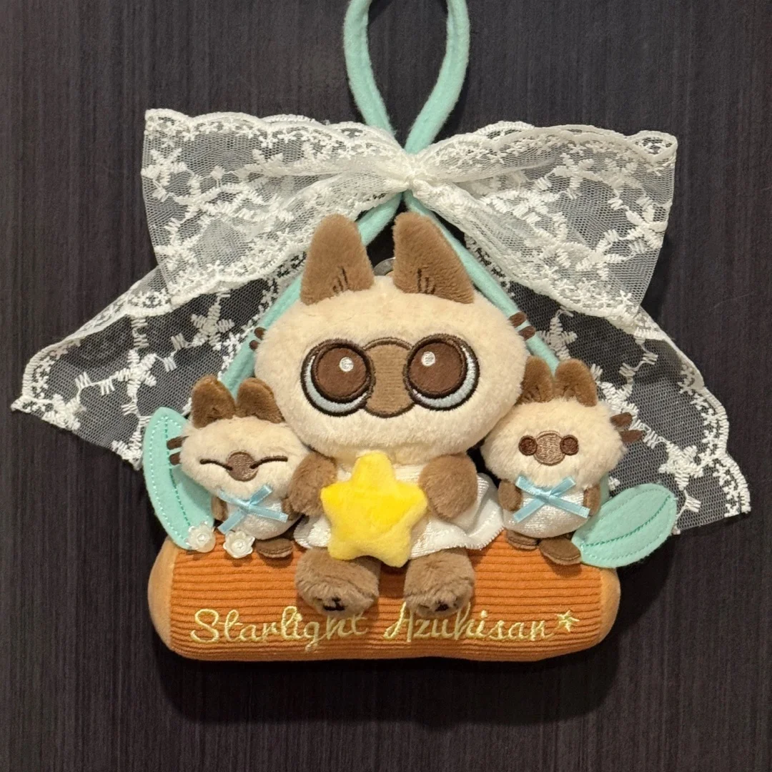 

Новая подвеска-декор для двери Starlight Azukisan в виде сиамской кошки Сузуран Азукисан, милый кулон, подарок для фанатов и детей