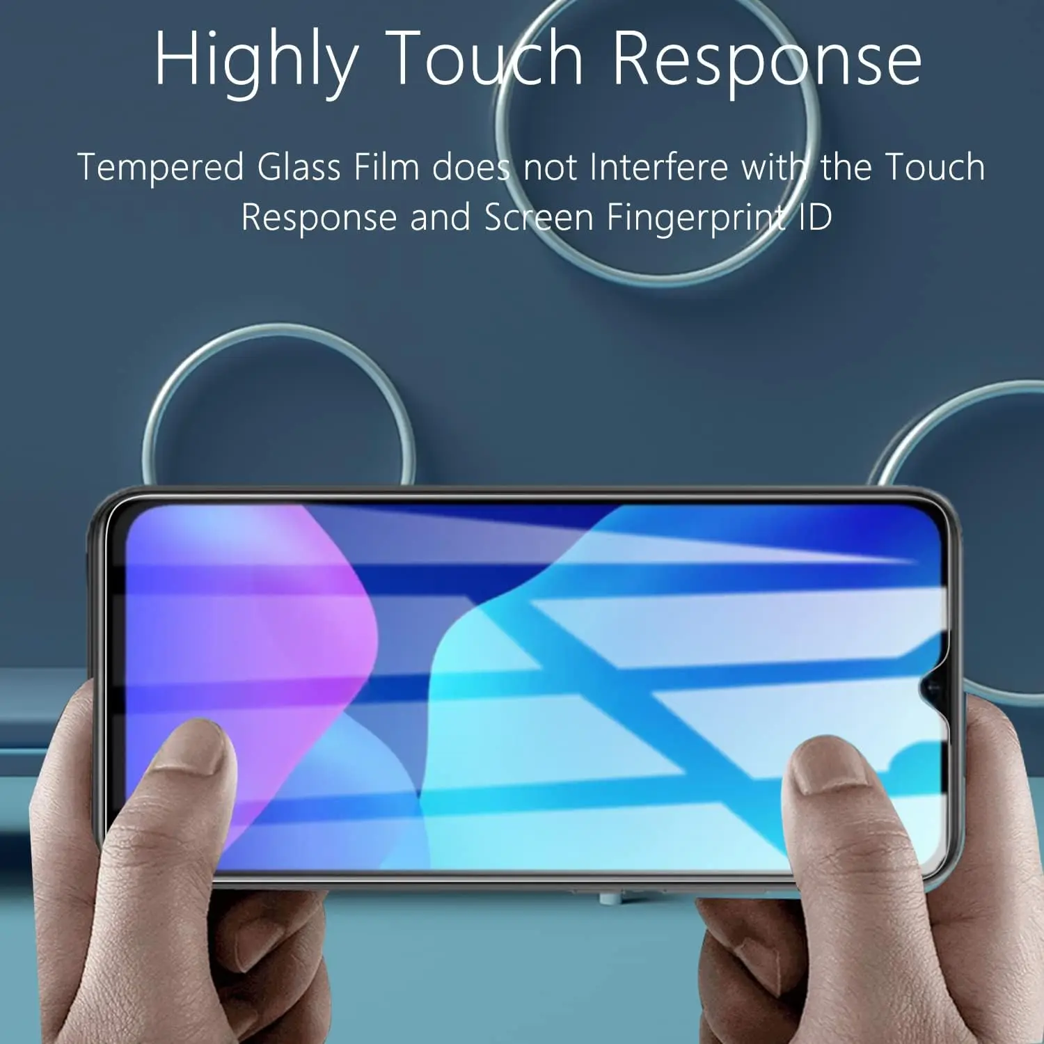 2/4Pcs Screen Protector Glass For OPPO A91 Tempered Glass Film