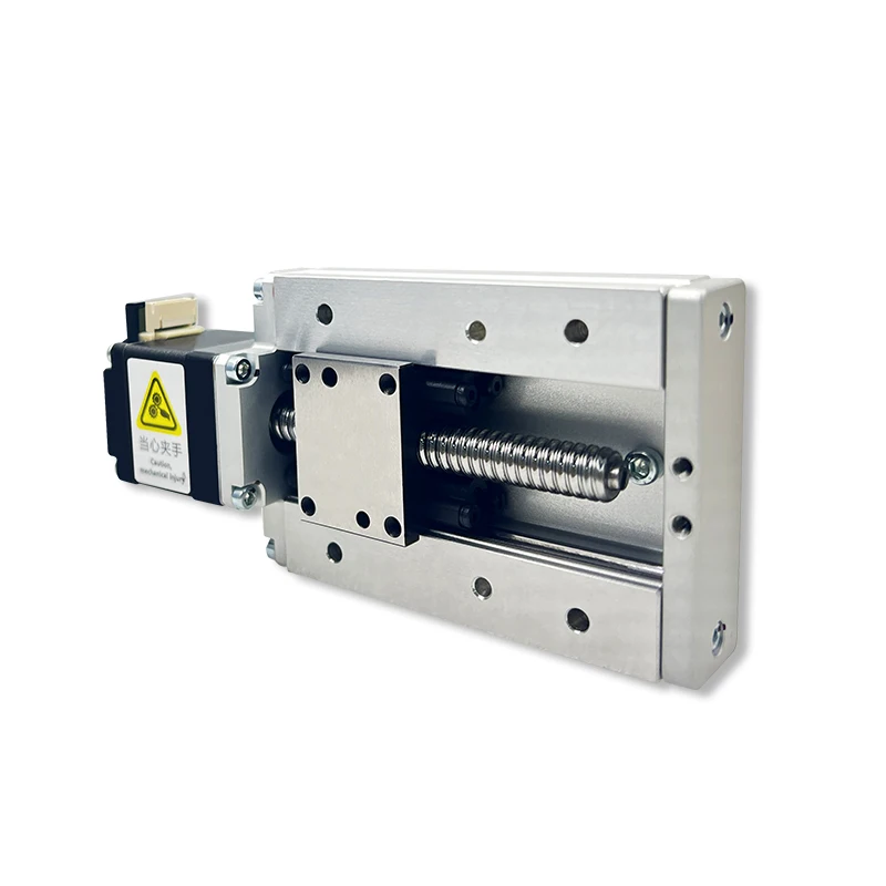 MOONS Stroke 28mm Lead 2mm Open-loop Closed-loop Mini Slide Module Linear Motion Guide Ball Screw Module Stepper Motor for