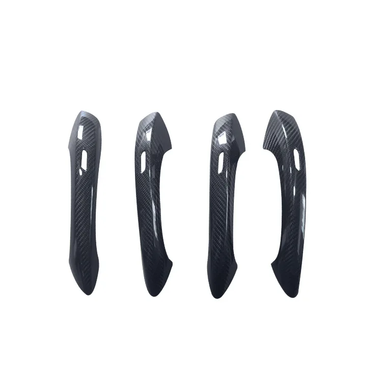 Voor Porsche Panamera 971 koolstofvezel deurgreep, Paramela droge carbon buitendeurgreepbehuizing