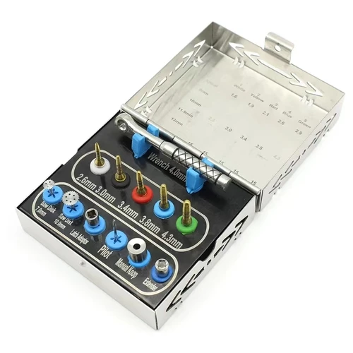 Imagen 2 del producto Kit de expansor de huesos Dental, elevación sinusal con discos de sierra, instrumentos de implante quirúrgico, expansor de huesos, herramienta de expansión de taladro de compresión