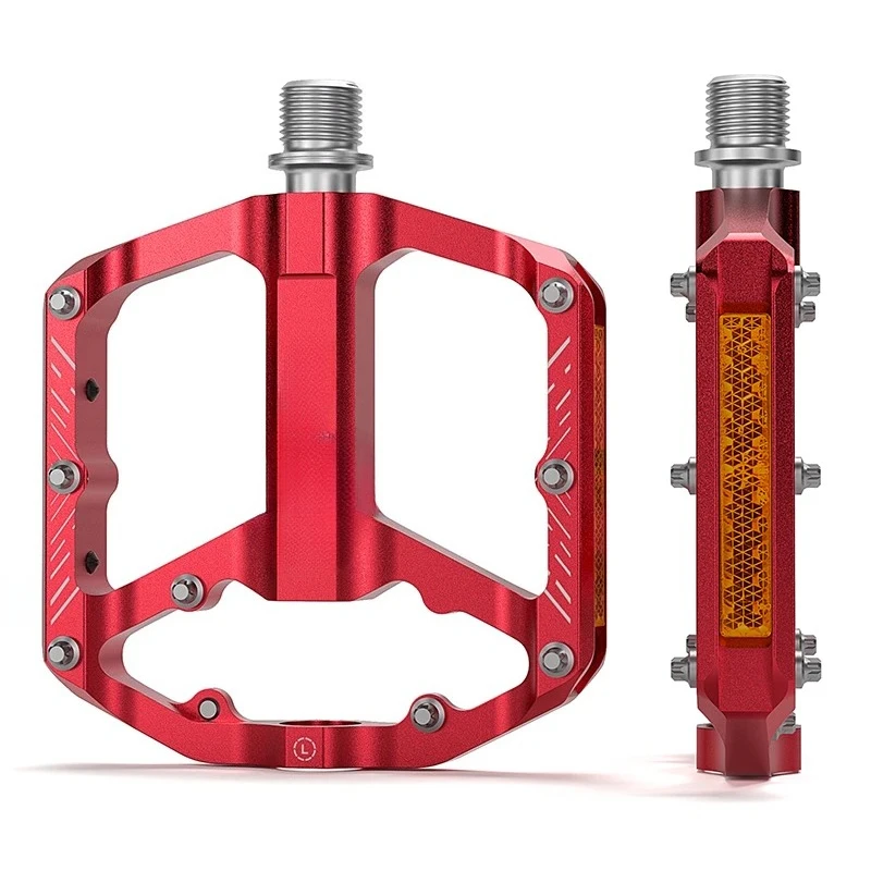 

Mountain bike MTB pedal aluminum alloy wide flat pedal ultra-light bicycle pedal