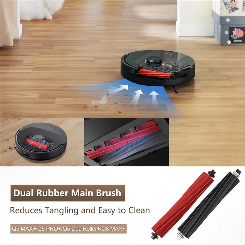 【Popular】Roborock Q5 Pro Kit de acessórios de filtro para Roborock Q8 Max + sacos de pó para Roborock