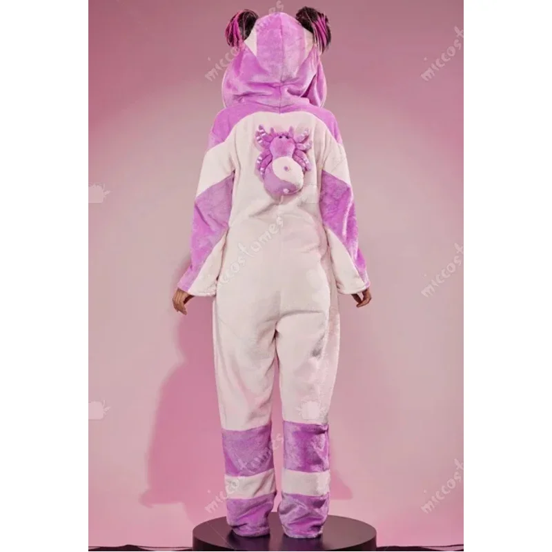 

25COSMiccostumes Women's Juri Cosplay Costume Plush Onesie Pajama and Bra Set Kawaii Homewear