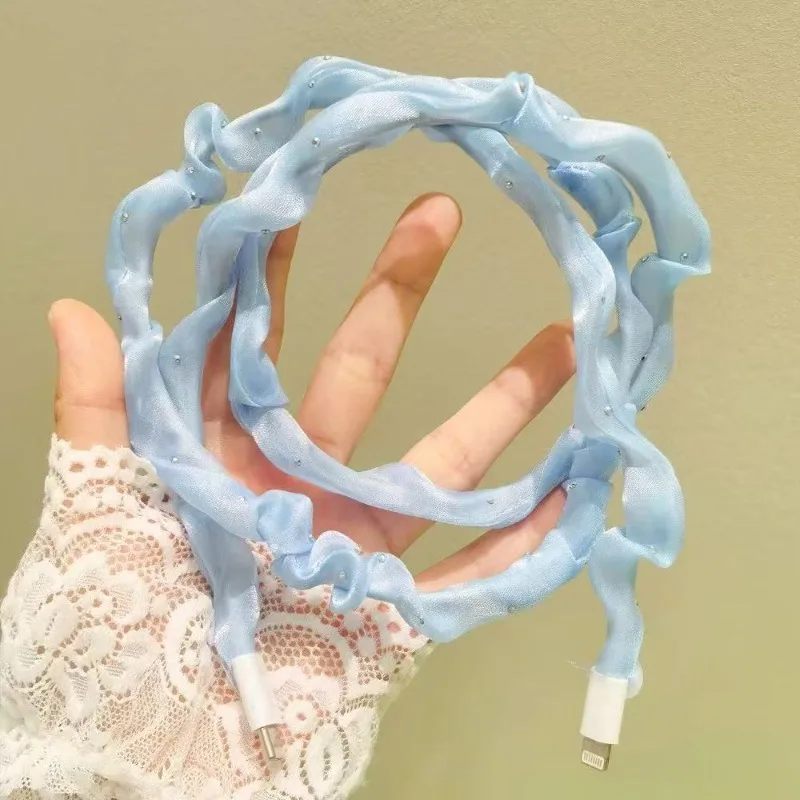 Phone Charger Cable Protector Anti-Break Dust Plug Cover for Android iPhone Type-C, Cartoon Bite Guard Cord Saver view 5