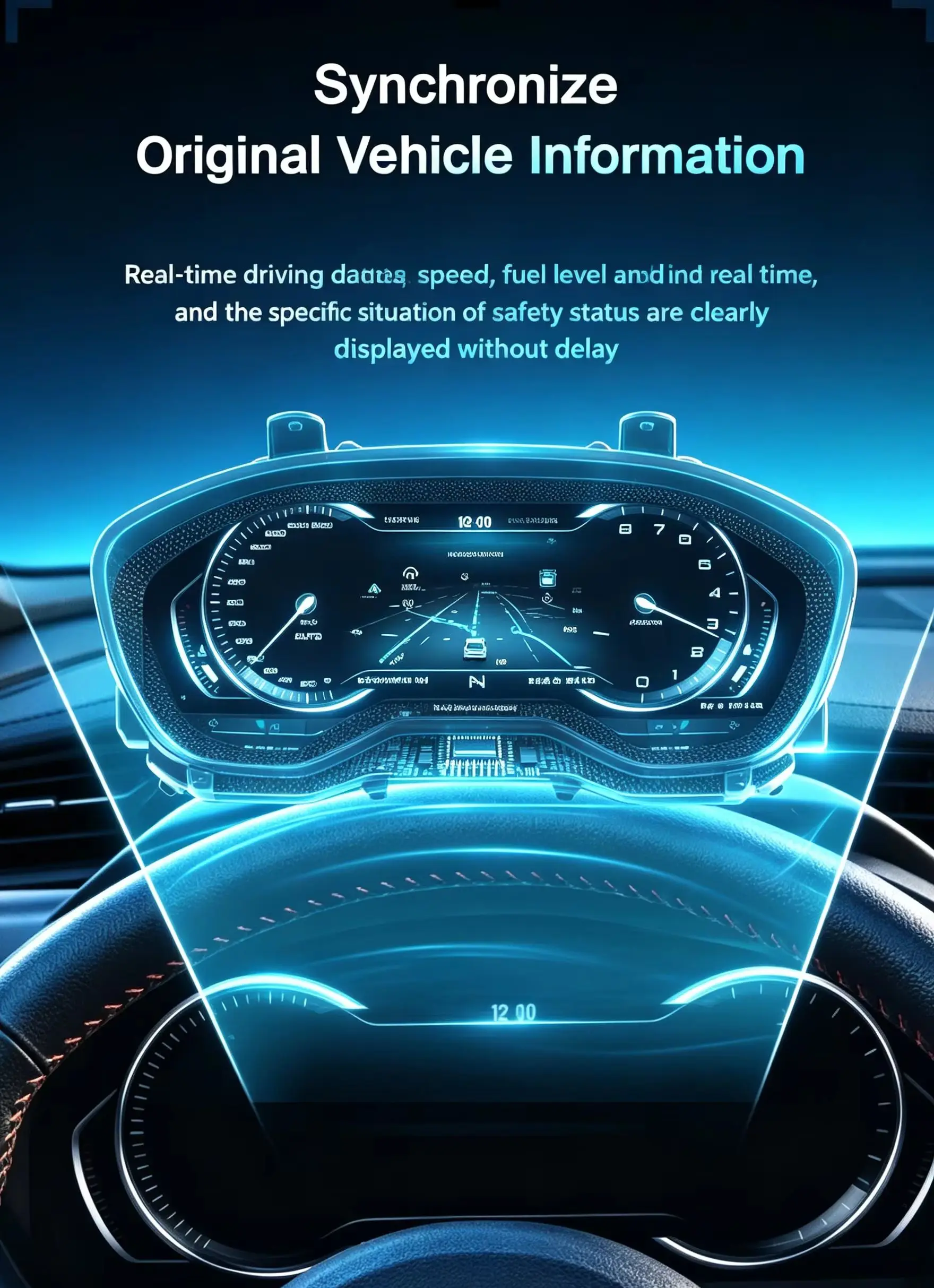 For Subaru Forester 2019‑2024 12.3 Inch LCD Digital Instrument Panel 2s Fast Boot Multi Language Non‑Destructive Plug And Play