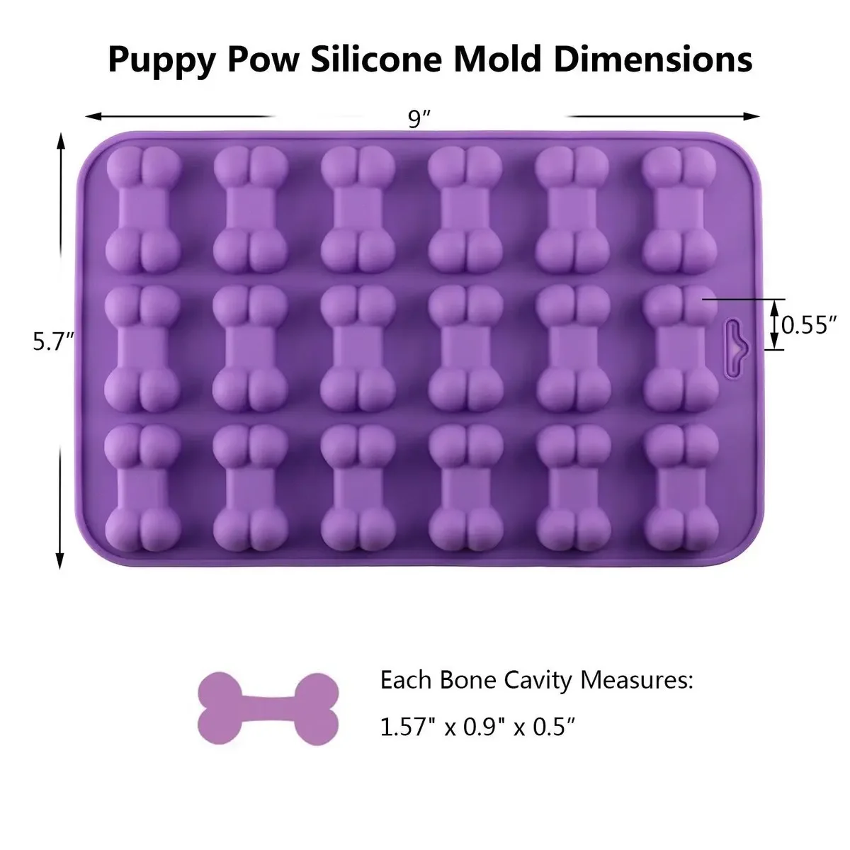 Puppy Dog Paw and Bone Ice Trays Silicone Pet Treat Molds Soap Chocolate Jelly Candy Mold Cake Decorating Baking Moulds