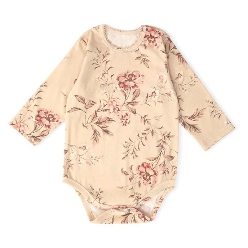 Spring Autumn Infant baby girl Romper Jumpsuit/climbing suit cotton Long-sleeved Top Fashion Homewear Soft Baby clothes