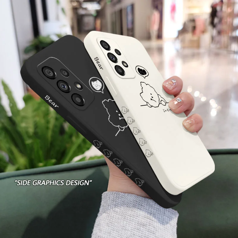 Thinking Bear Case For Samsung A56 A36 A26 A16 A06 A54 A34 A14 A15 A25 A35 A55 A24 A73 A53 A33 A23 A13 A72 A52 A32 A12 A22 5G