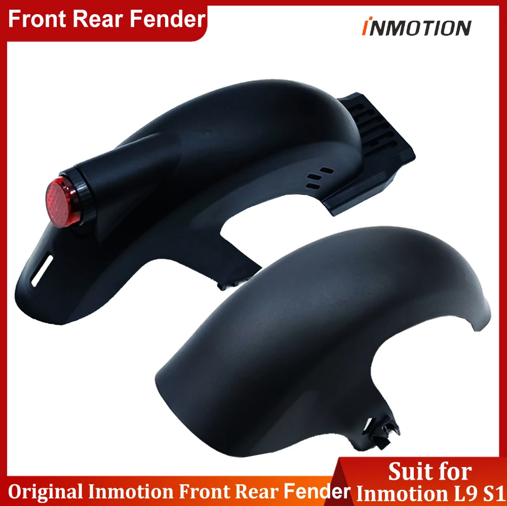 Original INMOTION L9 S1 Front Rear Fender Taillight Accessories with Light Rear Fender Front Mudguard for L9 S1 Electric Scooter