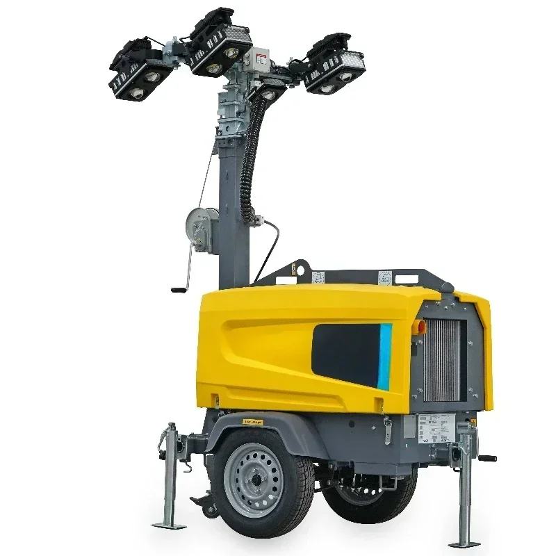 Torres de luz móveis com tecnologia LED V5 V5+ Torre de luz LED Hilight